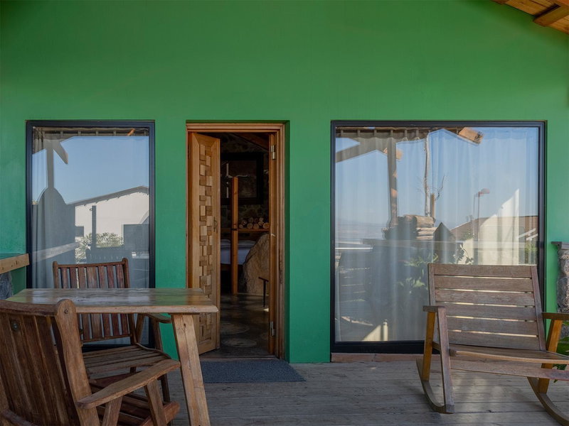 The green and red cabins, Tiberias, Israel