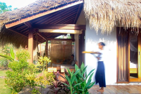 Nanas Homestay bungalow, Gili Air, Indonesia