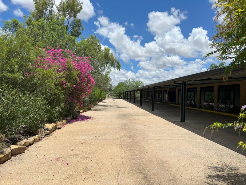 Albert Park Motor Inn - Pool and shaded parking, Longreach, Australia