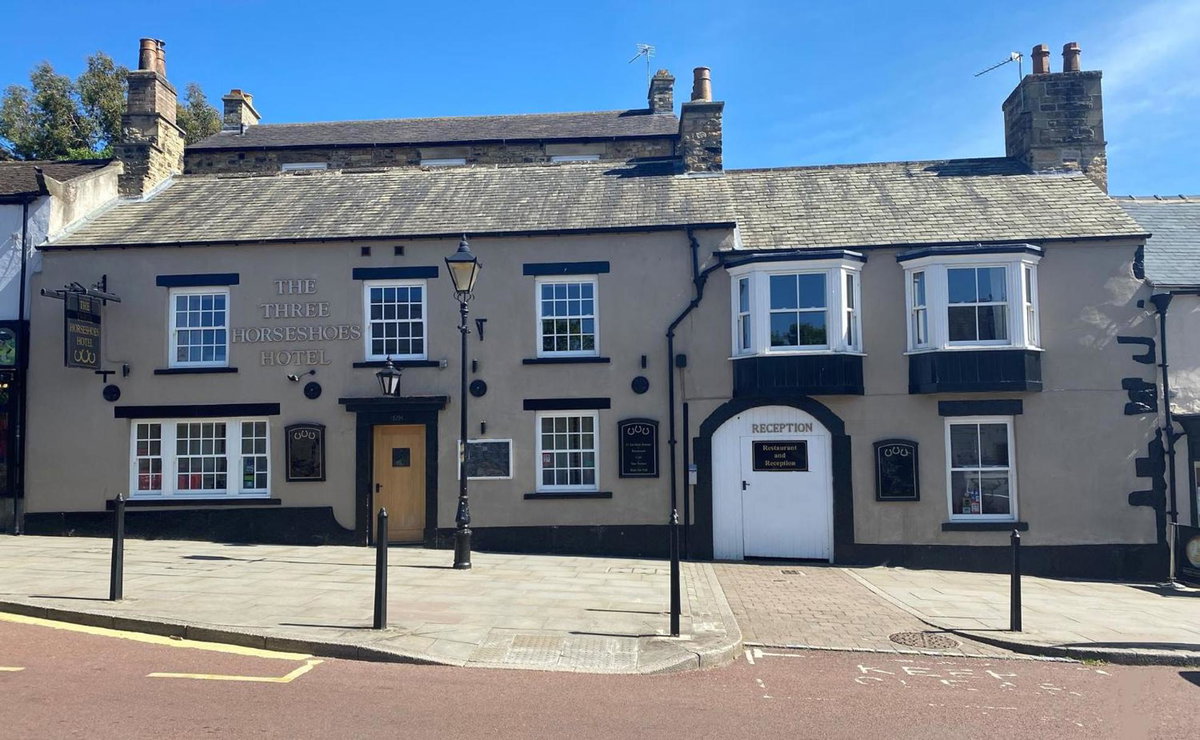 Hotel · The Three Horseshoes Hotel, Bishop Auckland