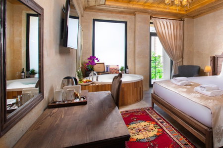 Cappadocia Pyramid Stone House, Nevsehir, Türkei