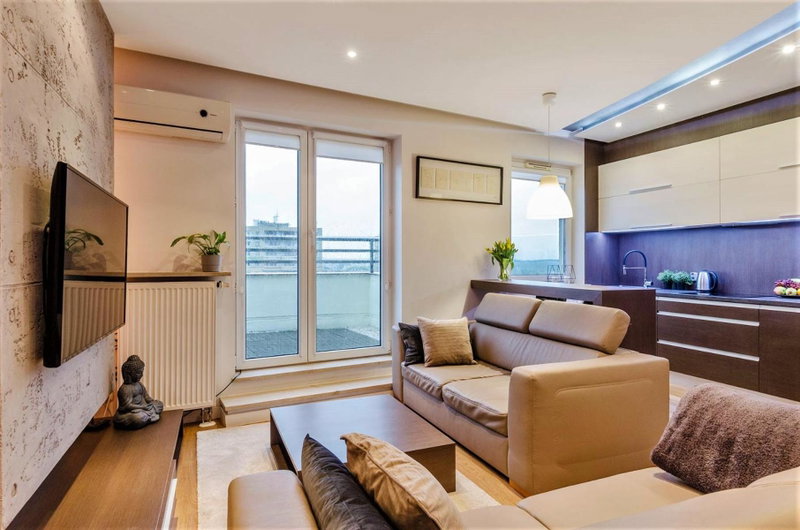 LupoApartments Królewska Penthouse Mandoria Parking Dostęp na Kod, Łódź, Polonia