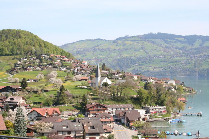 Lake View Apartment, Faulensee, Suisse