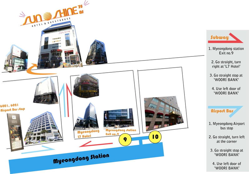 Myeongdong Sunshine Guesthouse, Seoul, 대한민국