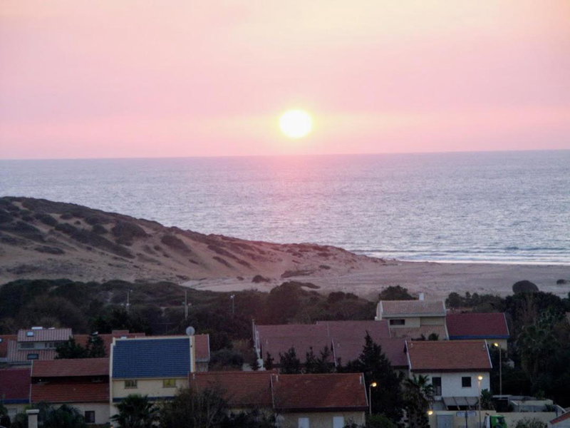 Ramat Poleg, walk to beach, Netanya, Israel