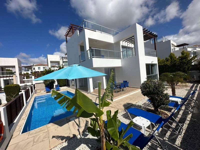 Villa Aqua Sunrise 1km From Beach With Sea Views, Paphos, Cyprus