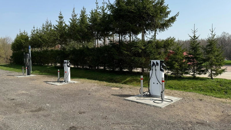 AKIS namelis medyje- Dinosaur Park, Klaipeda, Lituania