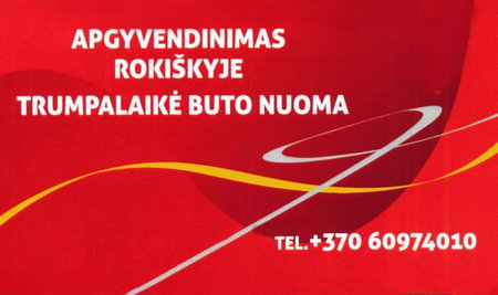 Trumpalaikė buto nuoma,apgyvendinimas - bekontaktis įėjimas, Rokiškis, Litauen