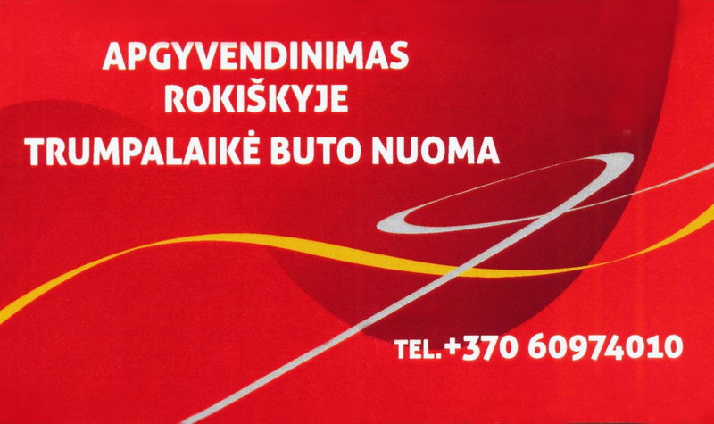 Trumpalaikė buto nuoma,apgyvendinimas - bekontaktis įėjimas, Rokiškis, Litauen