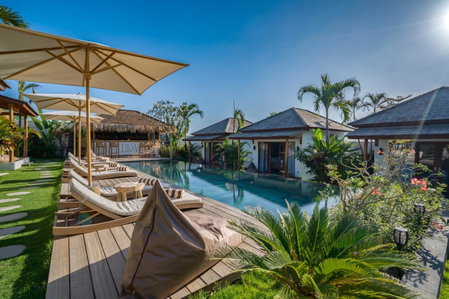 EHOA NYANYI BEACH Boutique Hotel - In front of entrance to NUANU, Tabanan, Indonesia