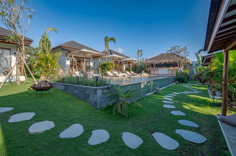 EHOA NYANYI BEACH Boutique Hotel - In front of entrance to NUANU, Tabanan, Indonesia