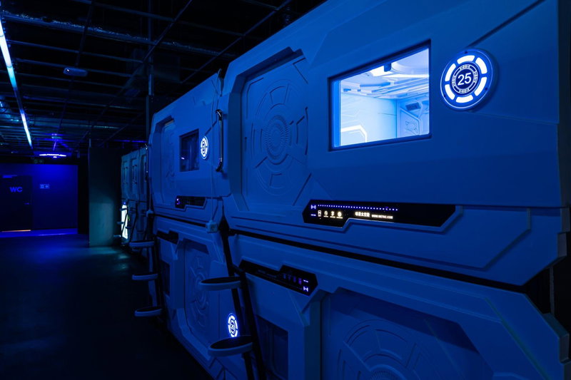 Space Night Capsule Hostel, Berlin, Alemania