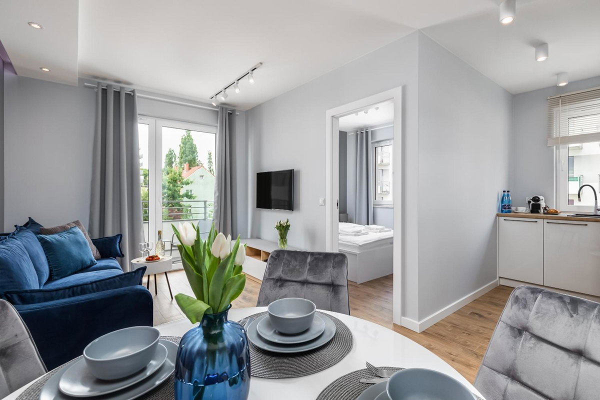 PREMIUM Apartments New Town Private Parking Included, Польша