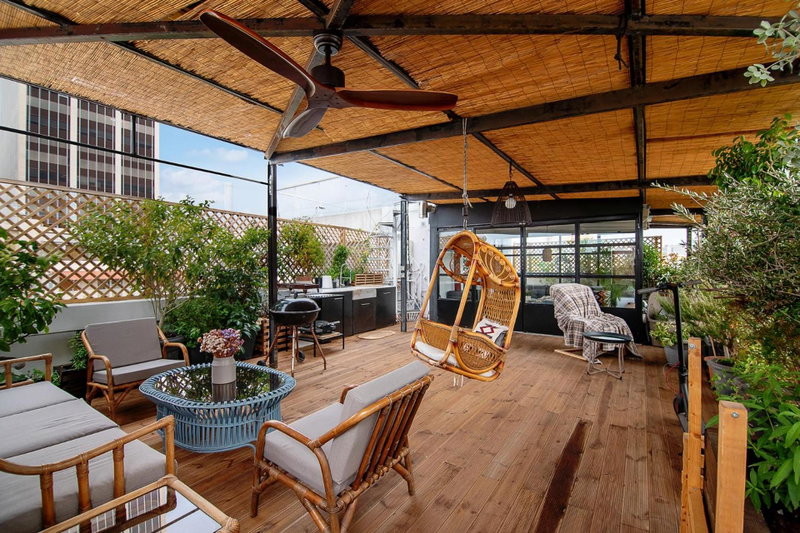 Unique solar penthouse with jacuzzi and sauna in central Athens, Athens, Greece
