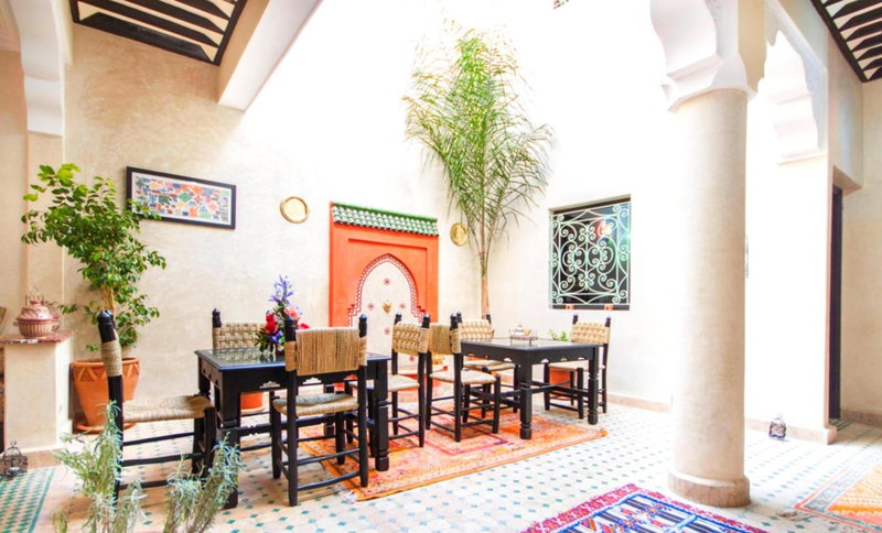 Riad Dar Benbrahim - Traditional Guest House in Jemaa el-Fnaa Square, Marrakech, Marokko