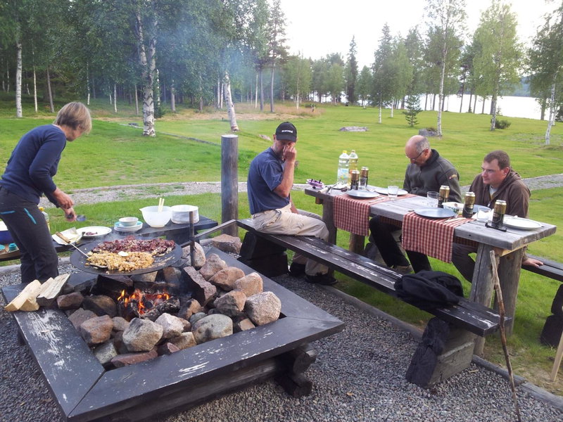 Cottage On Wild River In Lapland/Sweden, Karlsten, Sweden