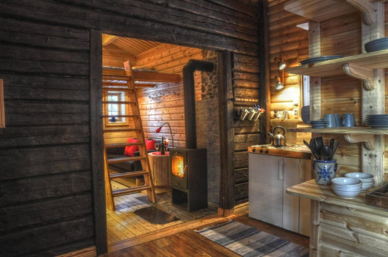 Cottage On Wild River In Lapland/Sweden, Karlsten, Sweden