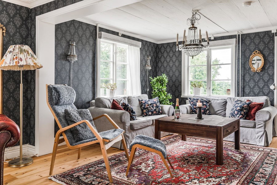 Stubbegården - Unique swedish style with fireplace, Vadstena, Sweden
