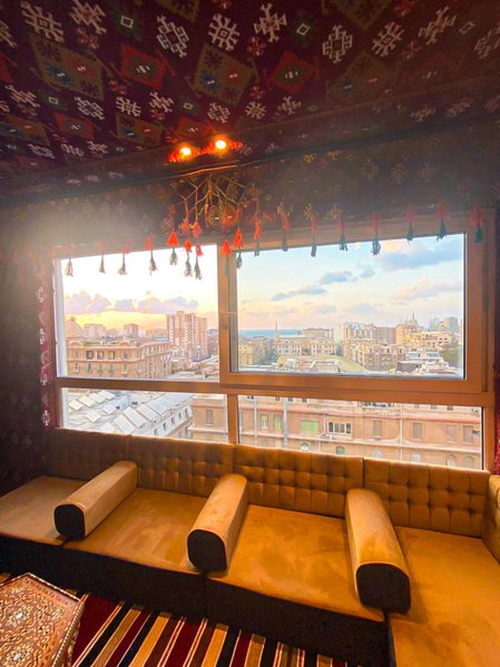 Arabian Nights in the heart of historic Alexandria, Alexandria, Egypt
