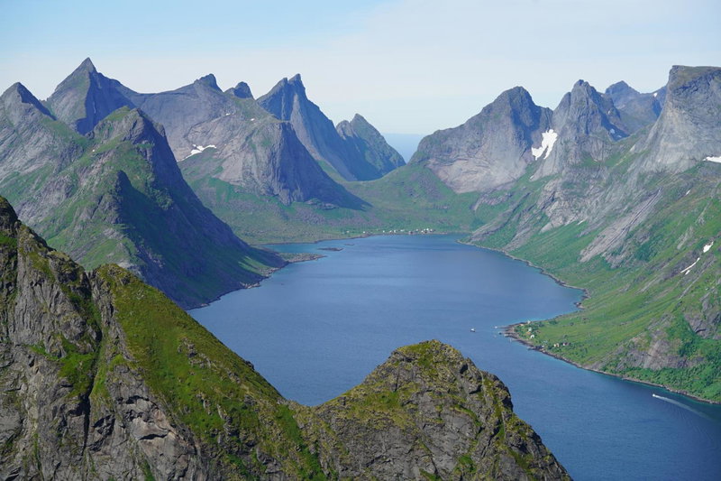 Lofoten panoramic luxury home with sauna, Moskenes, Noruega