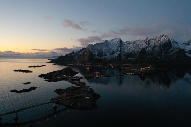 Lofoten panoramic luxury home with sauna, Moskenes, Noruega