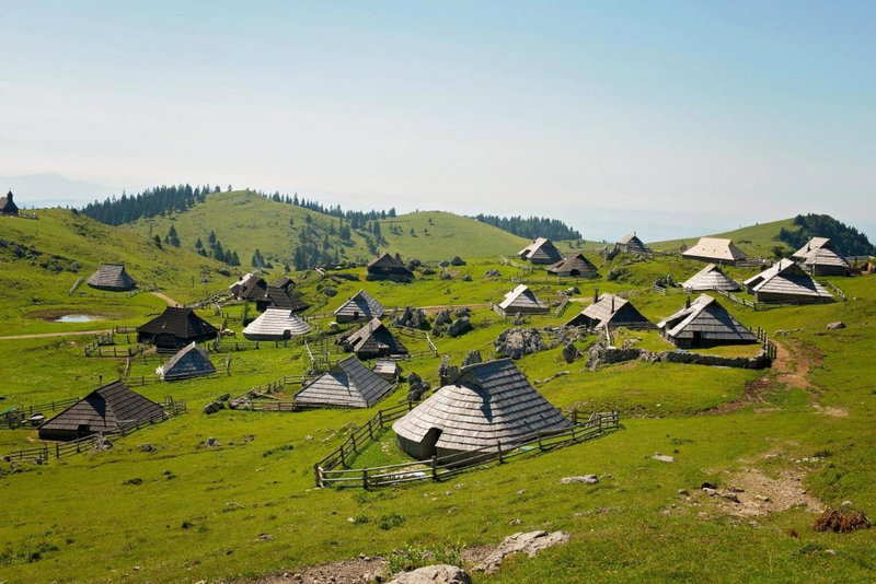 Koča Predilnica Velika Planina, Kamniška Bistrica, Slovenia