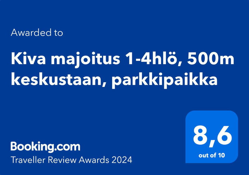 Kiva majoitus 1-4hlö, 500m keskustaan, parkkipaikka, Oulu, Finland