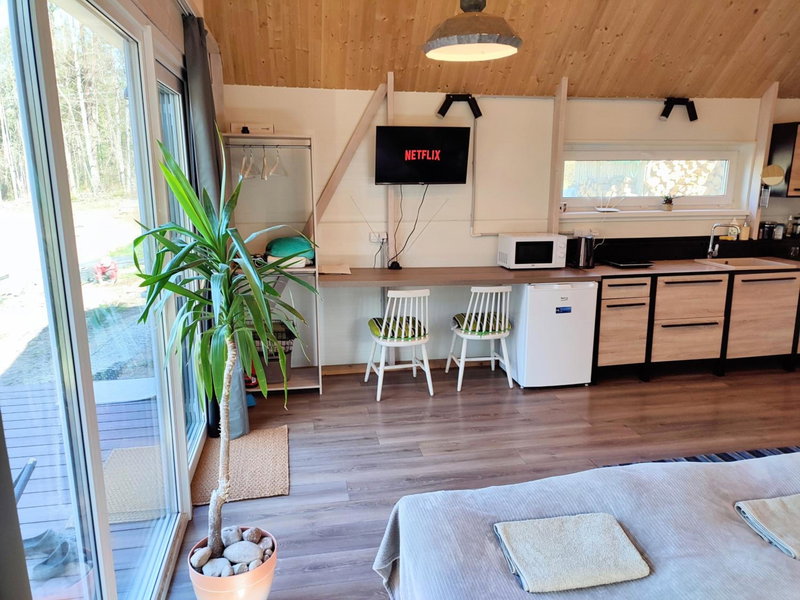Modern Sauna Cabin in Horse Ranch, Liyeplauke, Litauen