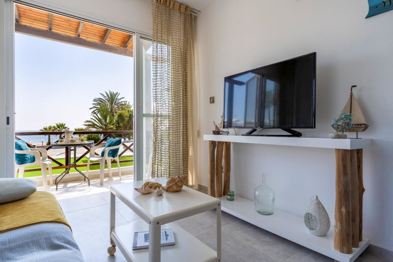 Seawaves 1- Bedroom Apartment near Meneou Beach, Larnaka, Cyprus