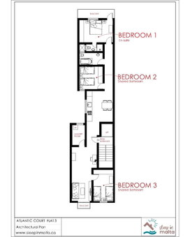 F3 Room 1, Private Double room with private bathroom and balcony, Sliema, Malta