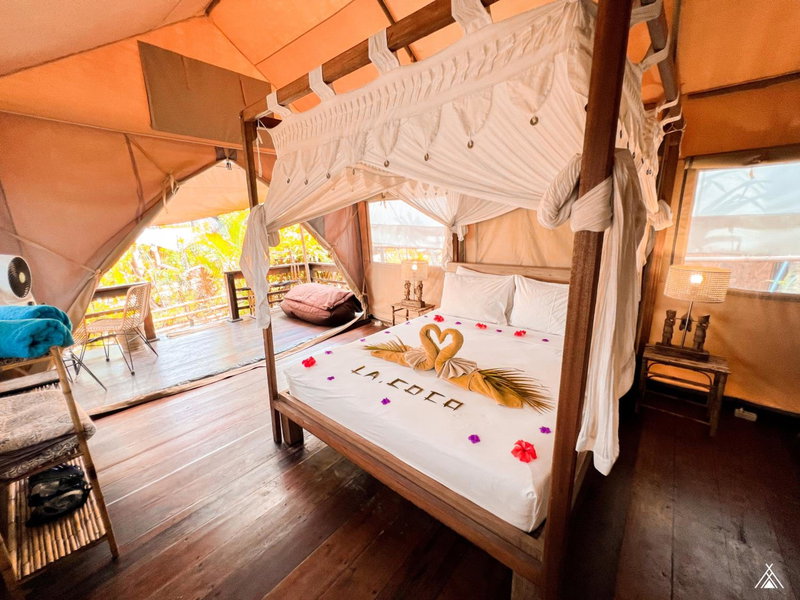 La Cocoteraie Ecolodge - Luxury Glamping Tents, Gili Trawangan, Indonesia