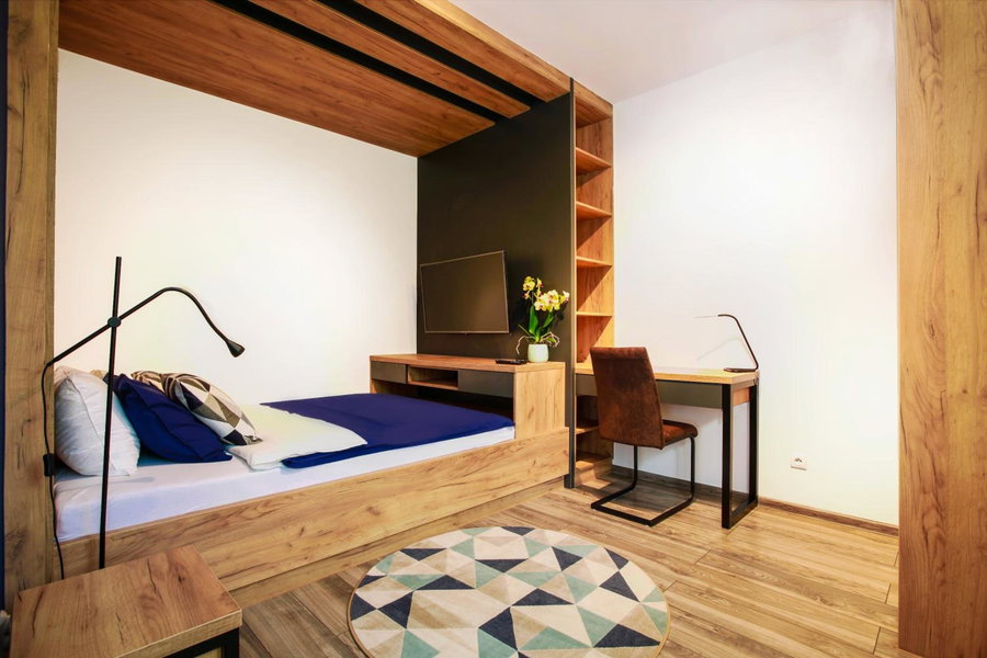 Apartament z ogrodem w centrum Limanowej, Limanowa, Polen