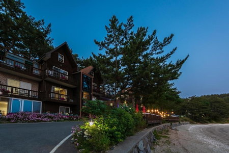 Healing beach pension, Taean, Corea del Sur