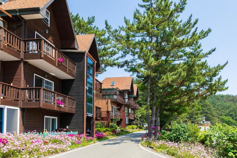 Healing beach pension, Taean, Corea del Sur