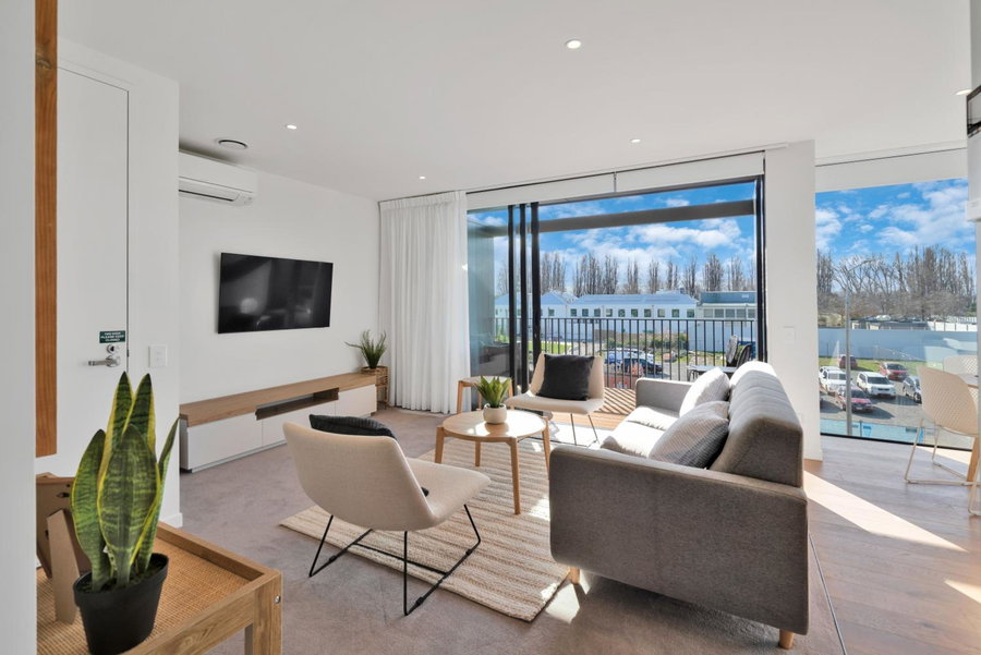 Top Floor Luxury City Central w Sunny Balcony, Christchurch, Nouvelle-Zélande