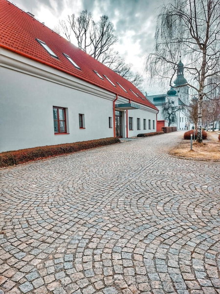 Depandance - vedlejší budova u Zámku Třešť, Třešť, Czechia