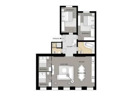 Centrum Apartments Pstrossova, Prague, Czechia