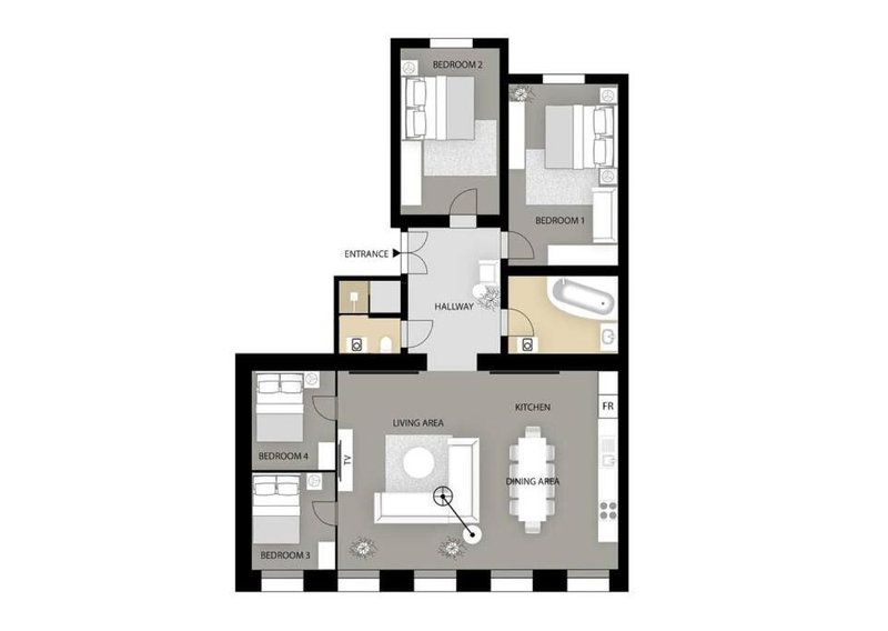 Centrum Apartments Pstrossova, Prague, Czechia