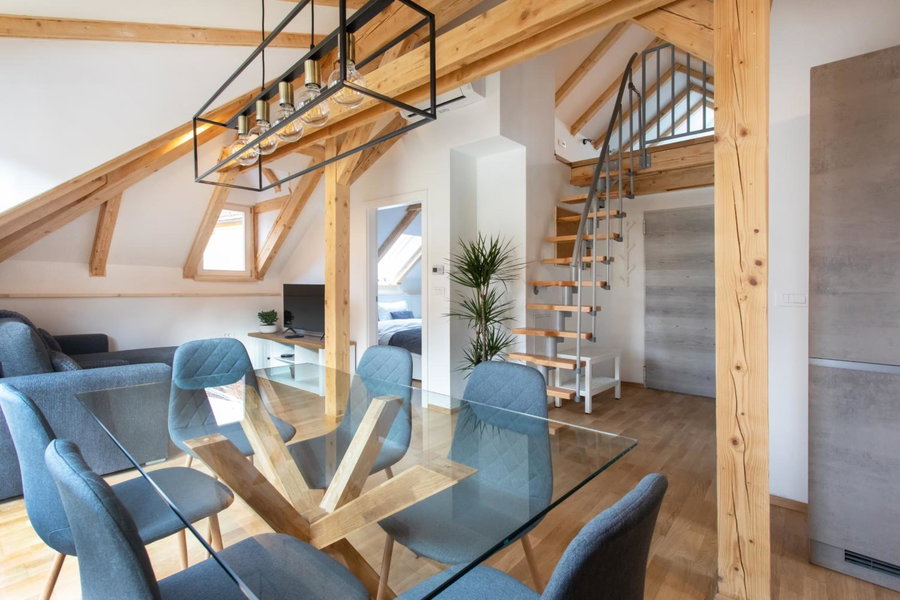 Bright & Spacious Loft In The Heart Of Old Town, Ljubljana, Slovénie