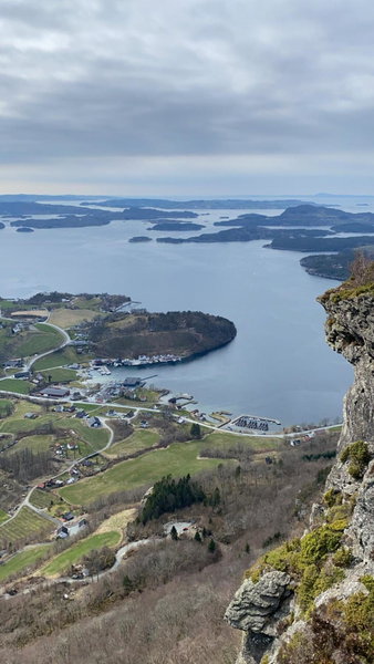 Fjord road, Hjelmeland, Norway