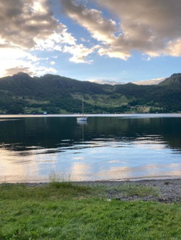 Havn i Etne with fjordview, Etnesjøen, Norway