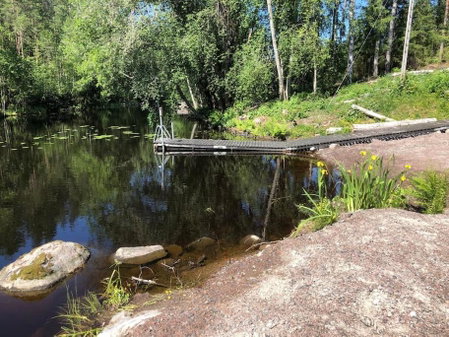 Katiskosken joenrantamökki, Hämeenlinna, Finland