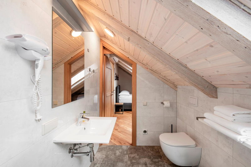 Small attic rooms in Kaunas old town, Kaunas, Lithuania