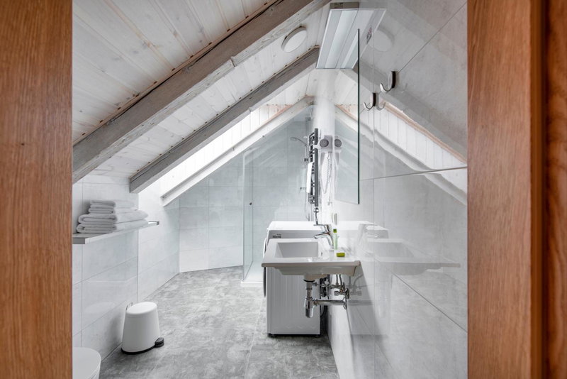 Small attic rooms in Kaunas old town, Kaunas, Lithuania