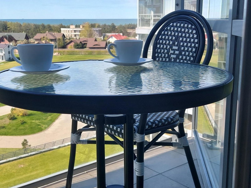 Apartamentai Elija su vaizdu į jūrą, Šventoji, Lituanie