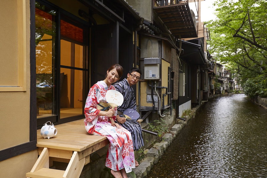 Rinn Shijo Takasegawa, Kyoto, Japan
