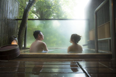 Yamanaka Onsen Ohanami Kyubei, Kaga, Japón