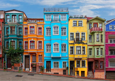 Istanbul Old City Colorful Houses Balat PETRION Hotel, Istanbul, Turquía