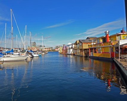 A Float Home B&B in Fisherman’s Wharf, Victoria, Canada