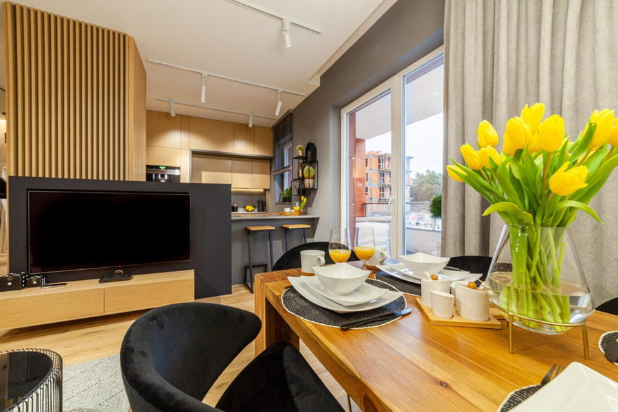 Apartament nad jeziorem Długim Leśna # 28, Olsztyn, Polen